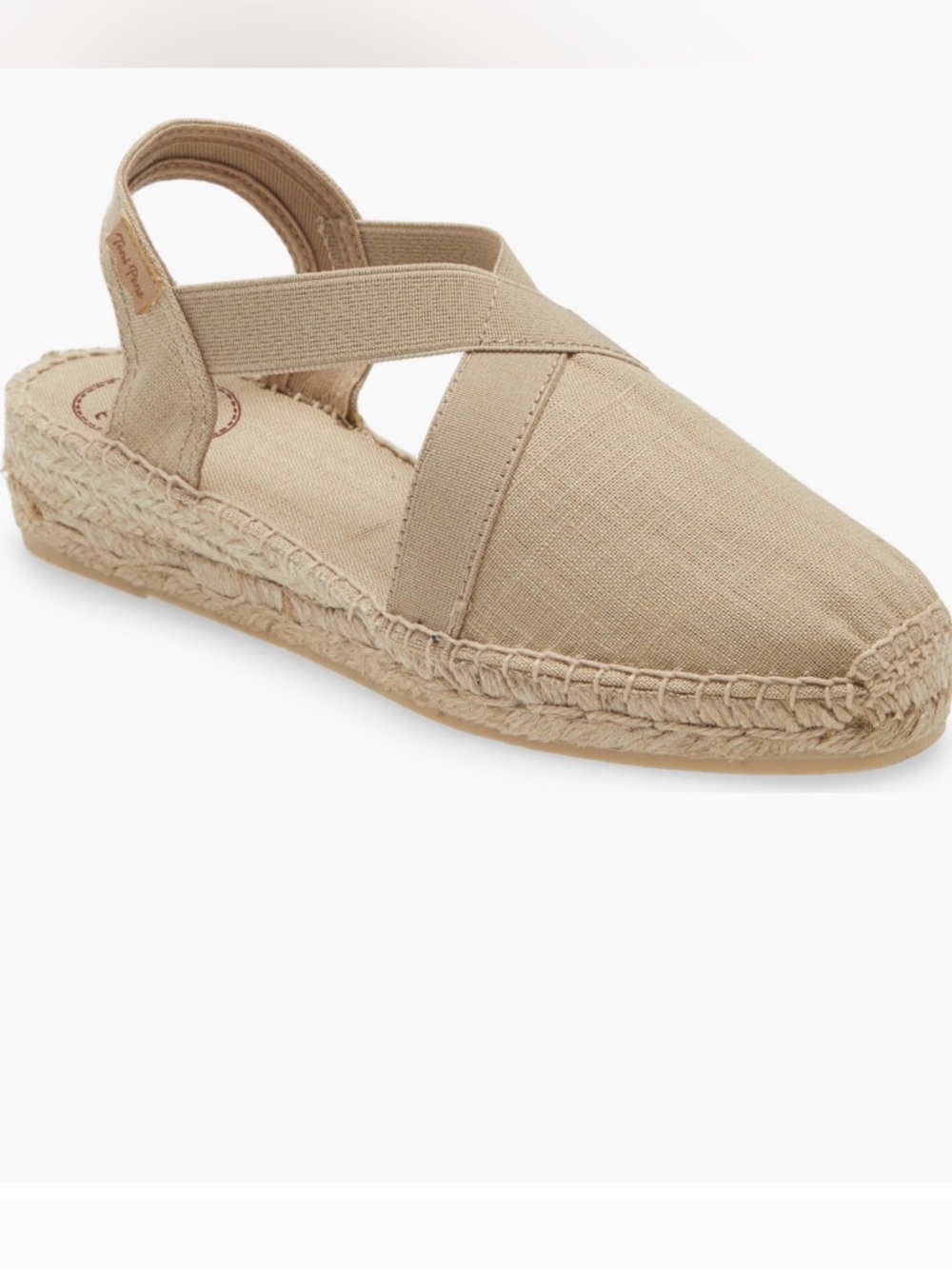 NWT Toni Pons canvas espadrilles Verona stone Pedra 7.5 38